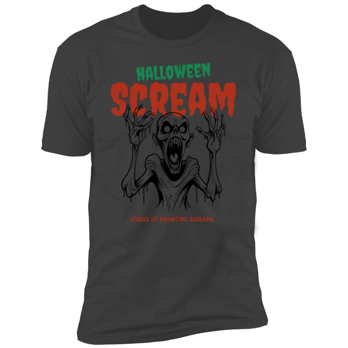 Premium Halloween Scream Short Sleeve T-Shirt