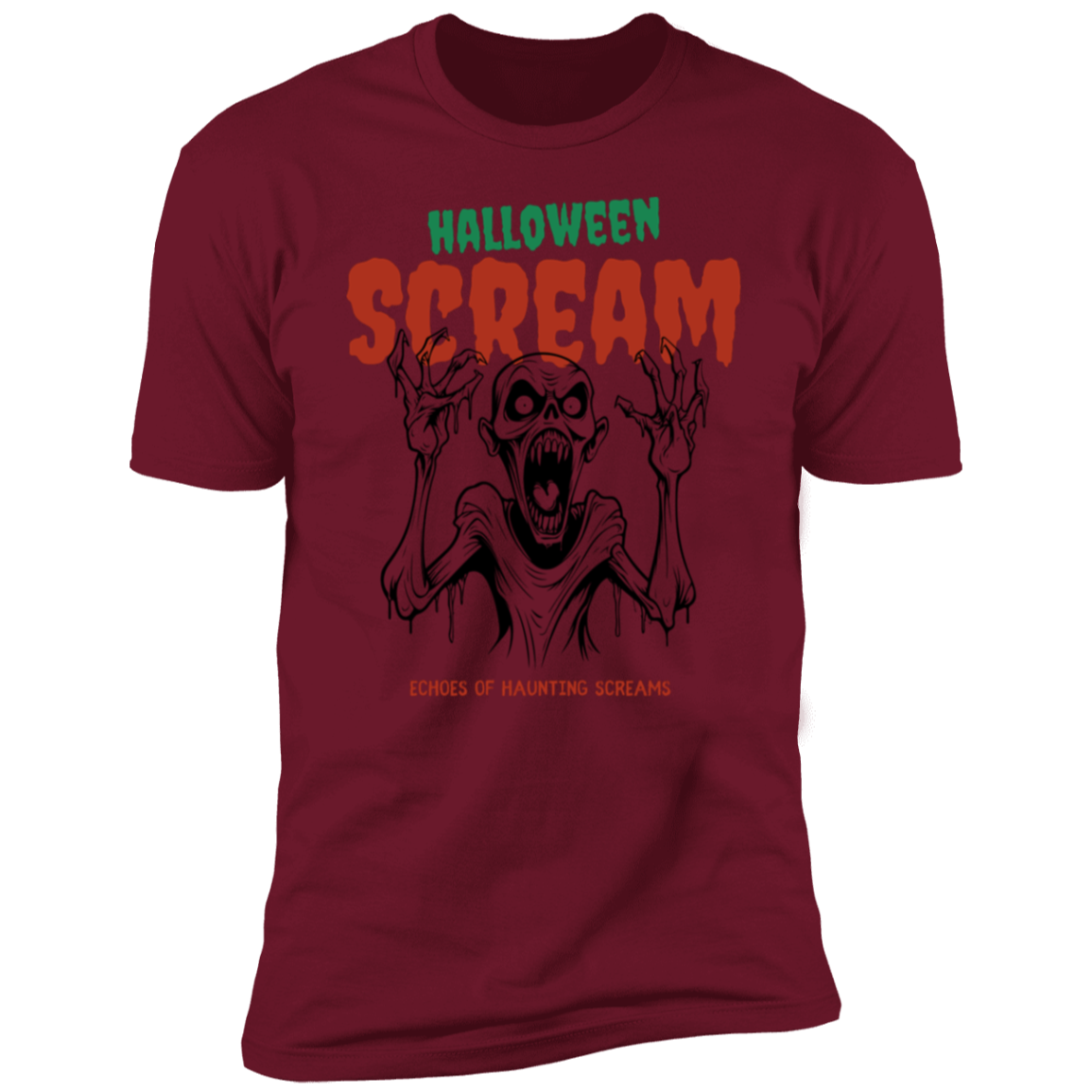 Premium Halloween Scream Short Sleeve T-Shirt