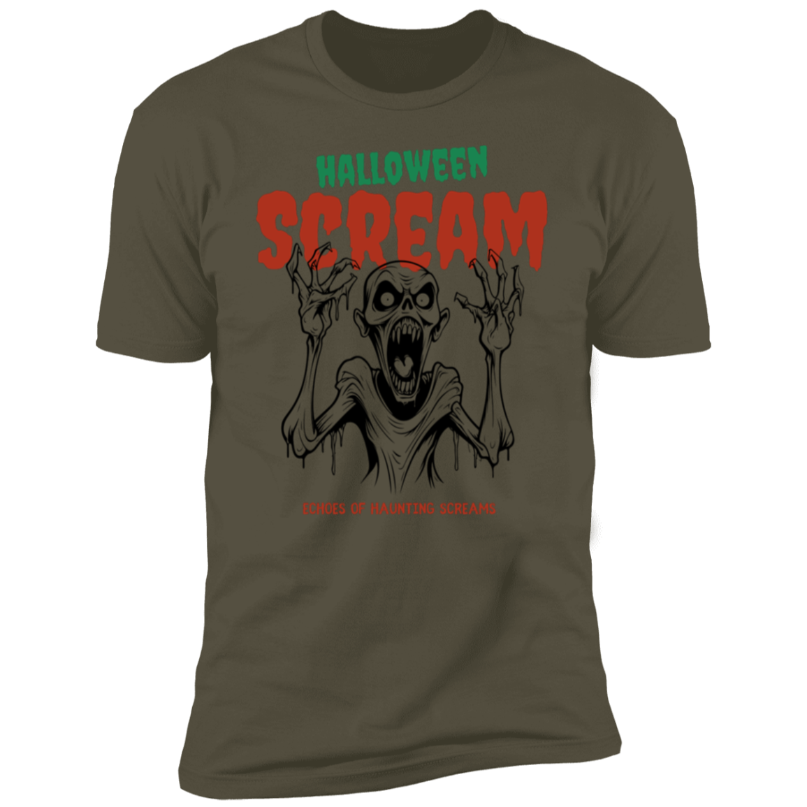 Premium Halloween Scream Short Sleeve T-Shirt