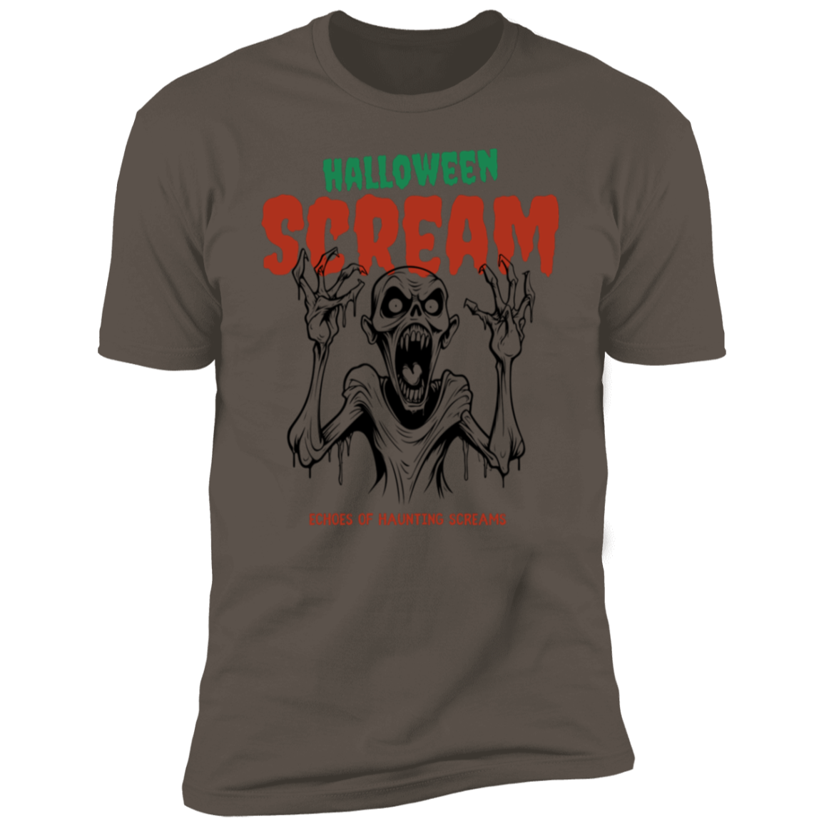 Premium Halloween Scream Short Sleeve T-Shirt