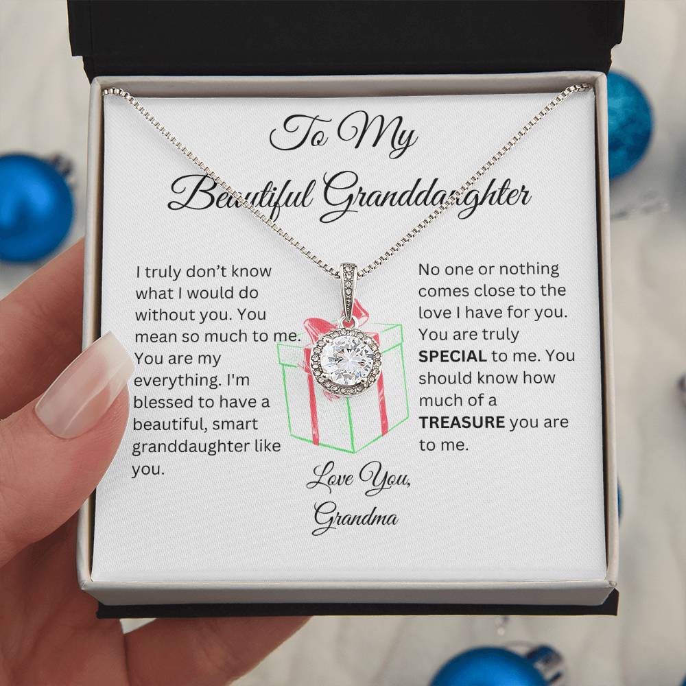Eternal Hope Christmas Necklace for Granddaughter