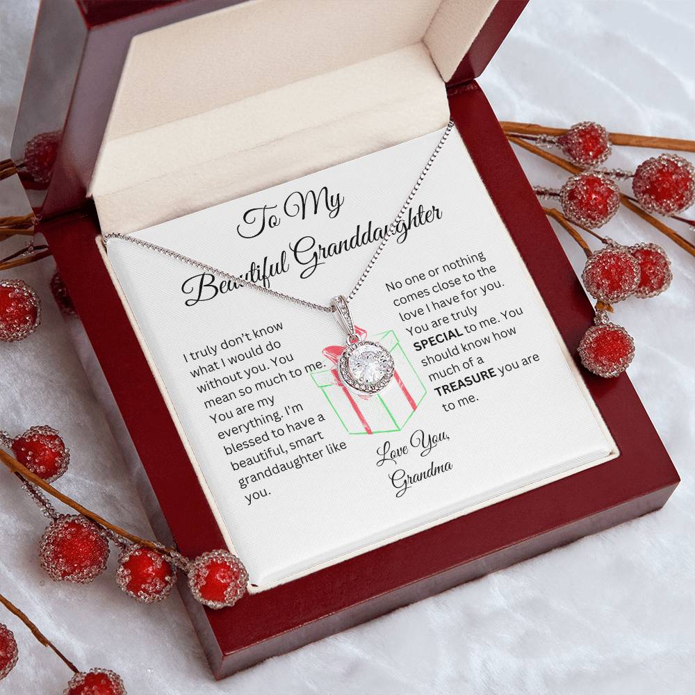 Eternal Hope Christmas Necklace for Granddaughter