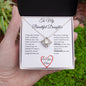 To My Beautiful Daughter - Love Knot Necklace
