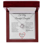 To My Beautiful Daughter - Love Knot Necklace