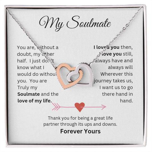 Interlocking Soulmate Hearts