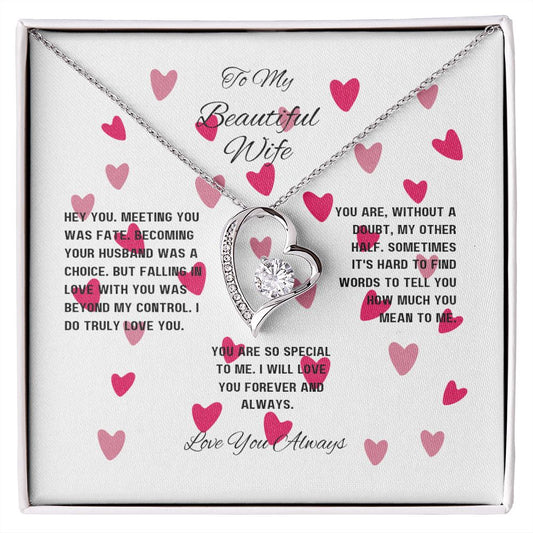 Forever Love Necklace for Wife