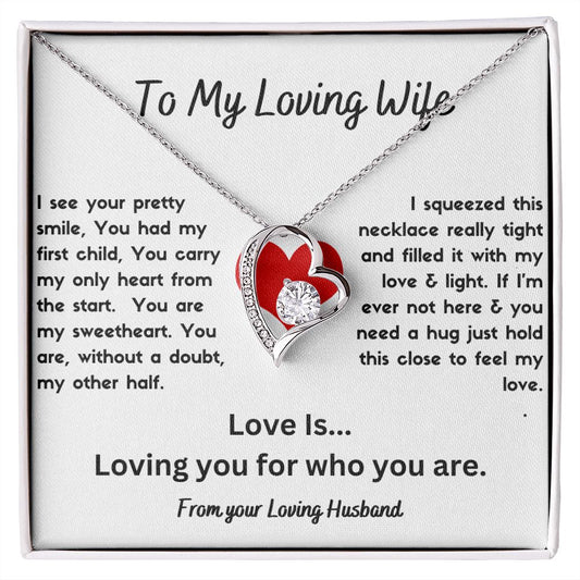 Forever Love Necklace for Wife