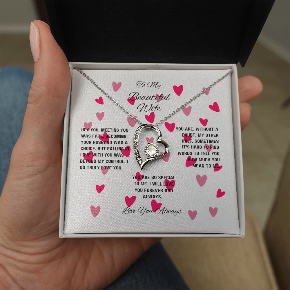 Forever Love Necklace for Wife
