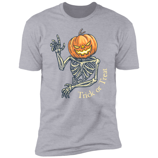 Unisex Pumpkin Head Premium Short Sleeve T-Shirt