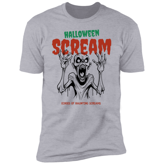 Premium Halloween Scream Short Sleeve T-Shirt