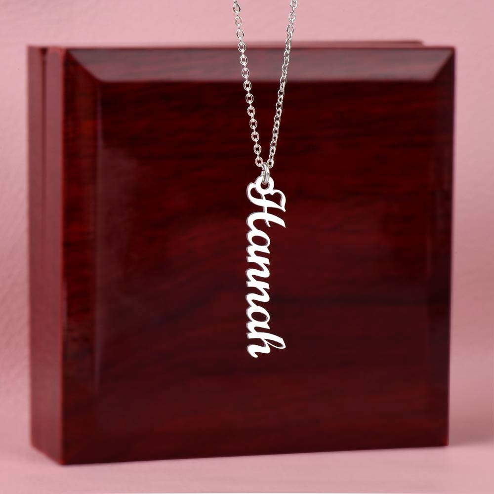 Personalized Name Necklace for Daughter - Christmas